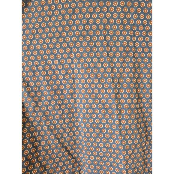 J Crew Shirt Men XL Blue Organic Cotton Secret Wash Classic Floral Preppy Beach - Picture 4 of 6